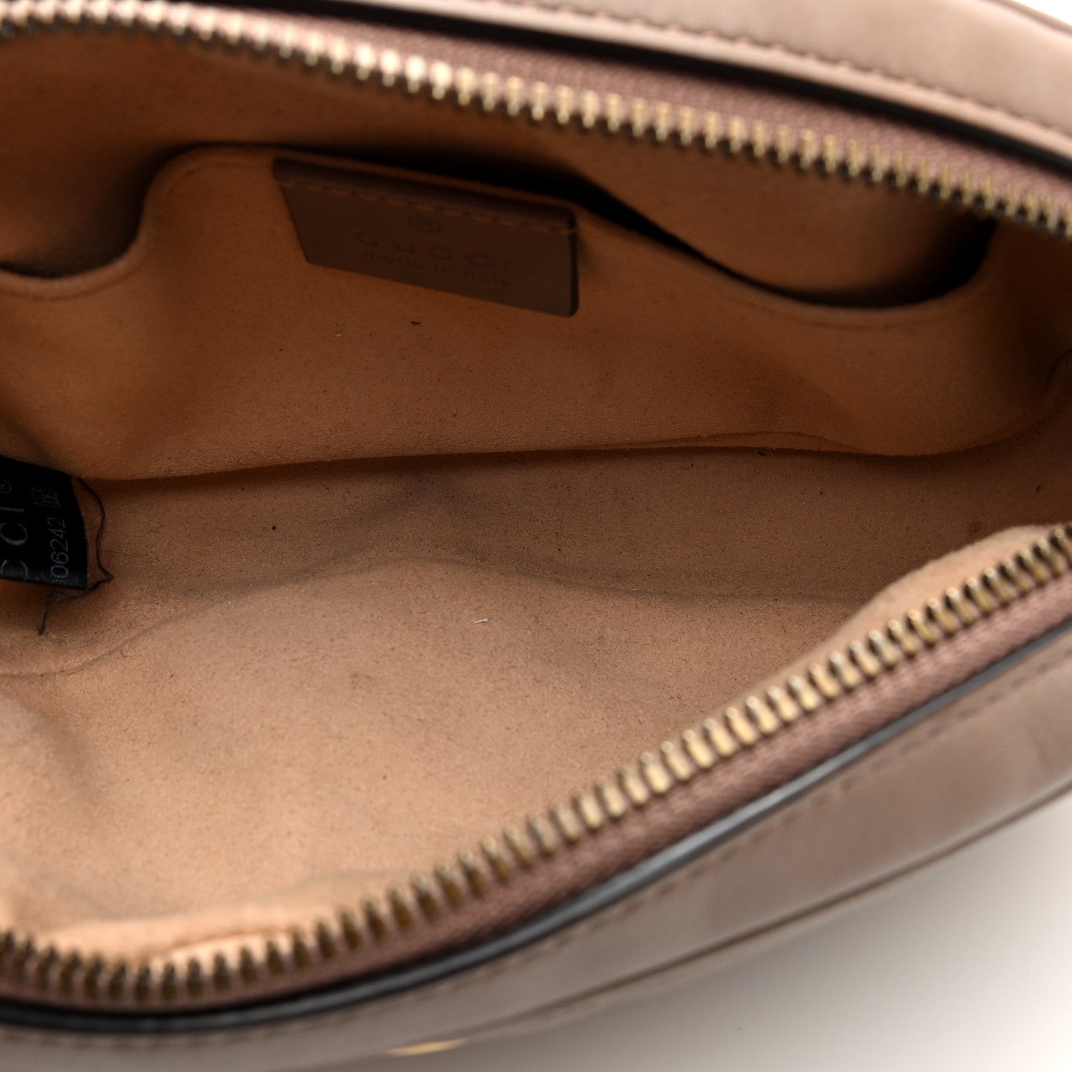 Calfskin Matelasse GG Marmont Belt Bag 105 42 Porcelain Rose
