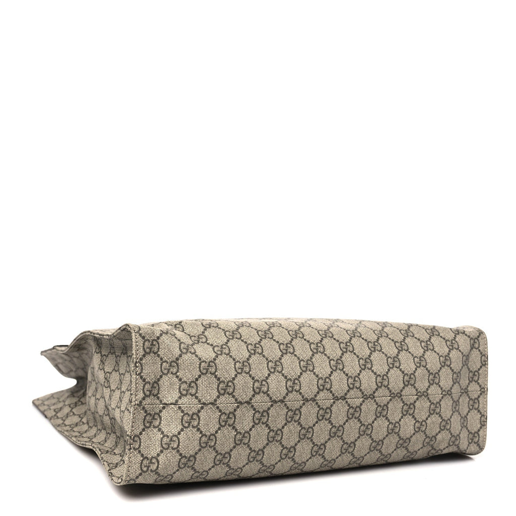Soft GG Supreme Monogram Slip Handle Vertical Tote Beige New Acero