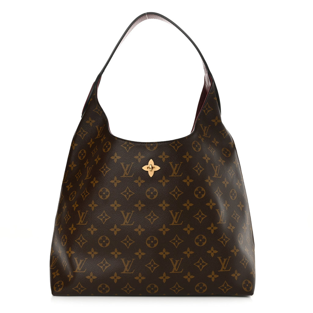 Monogram Flower Hobo Bordeaux