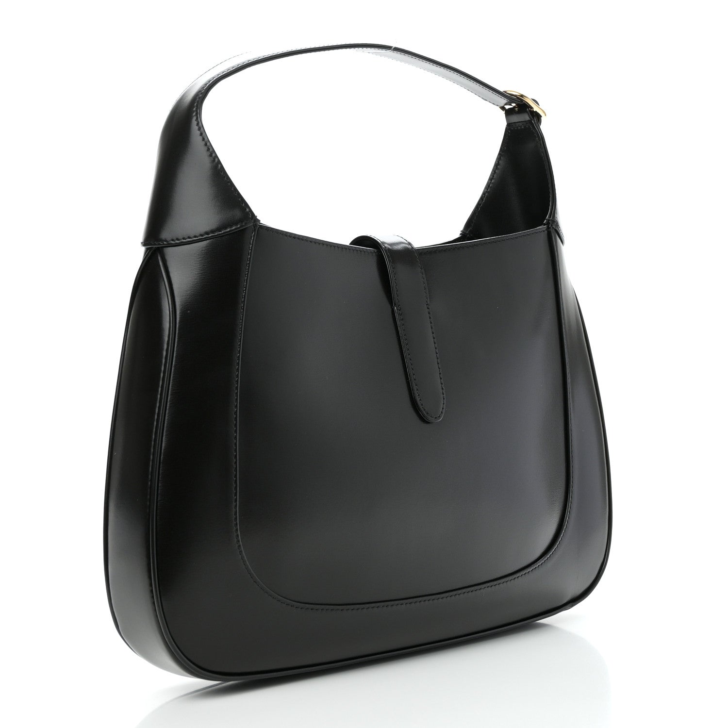 Boarded Dyana Lux Calfskin Medium Jackie 1961 Hobo Black