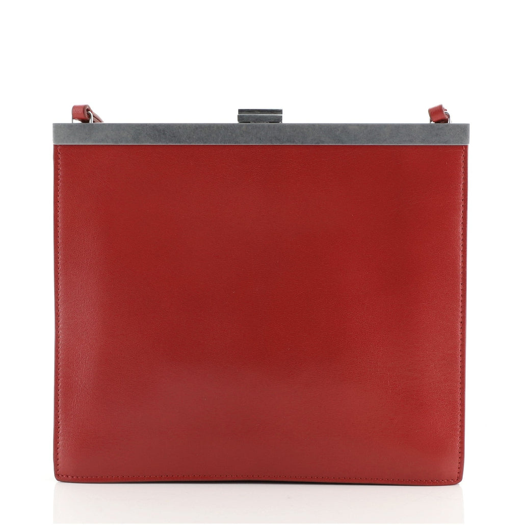 Clasp Crossbody Bag Leather Mini