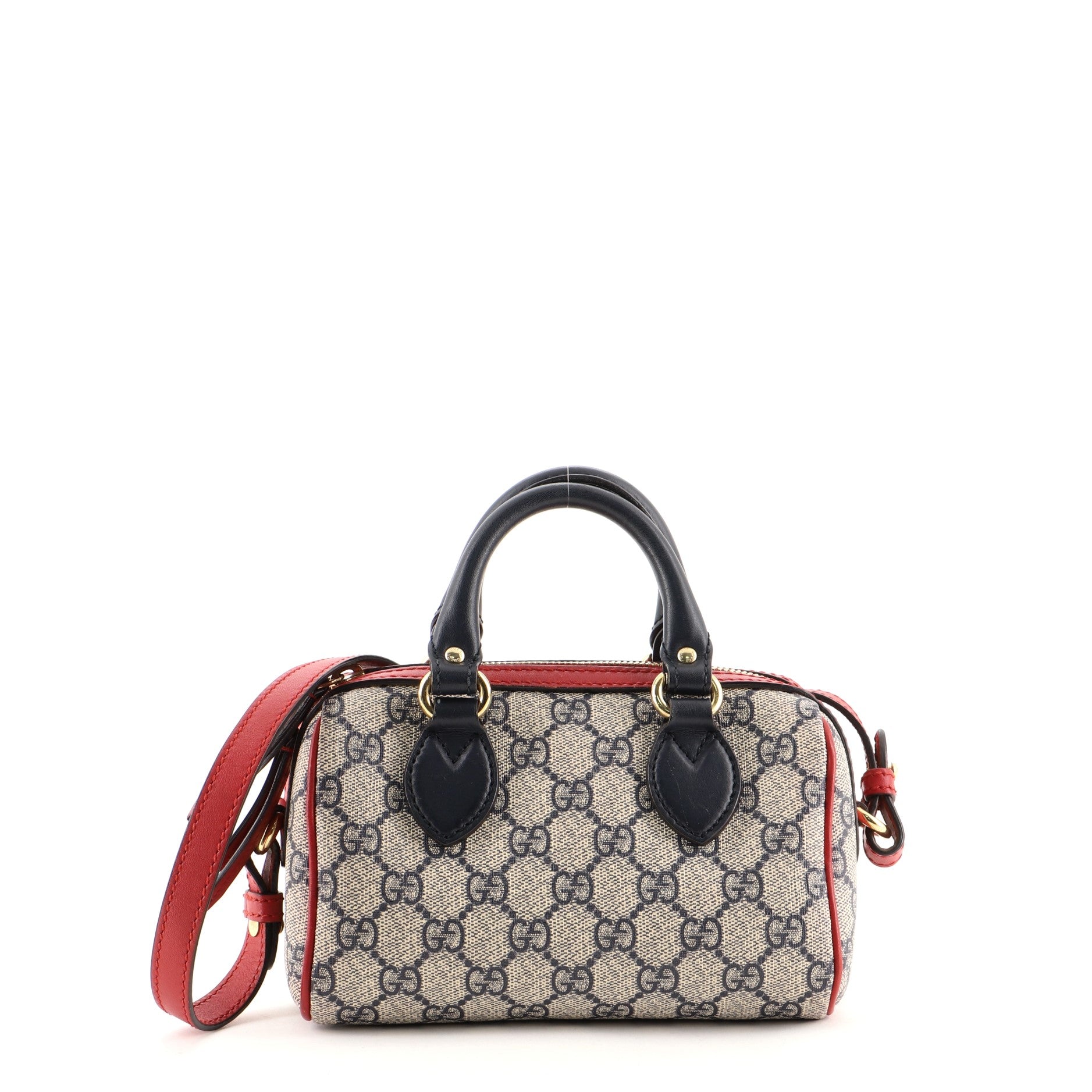 Convertible Boston Bag GG Coated Canvas Mini