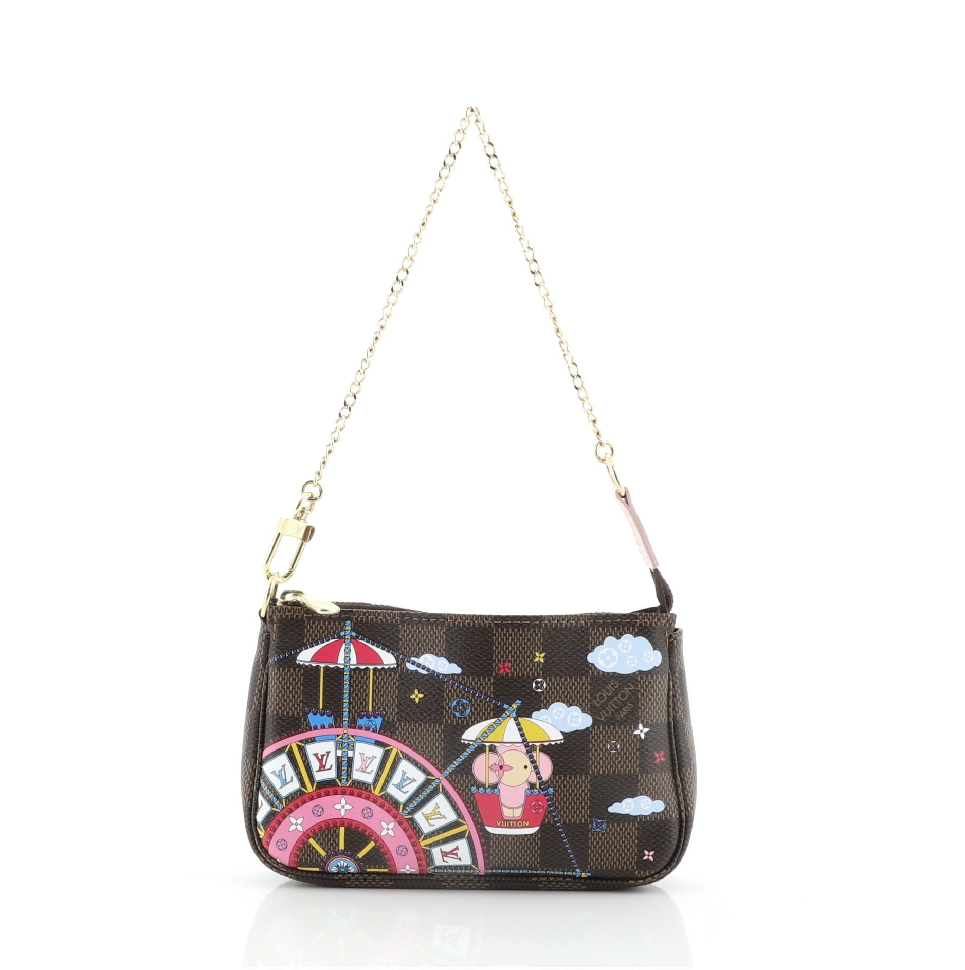 Pochette Accessoires Limited Edition Vivienne Xmas Damier Mini