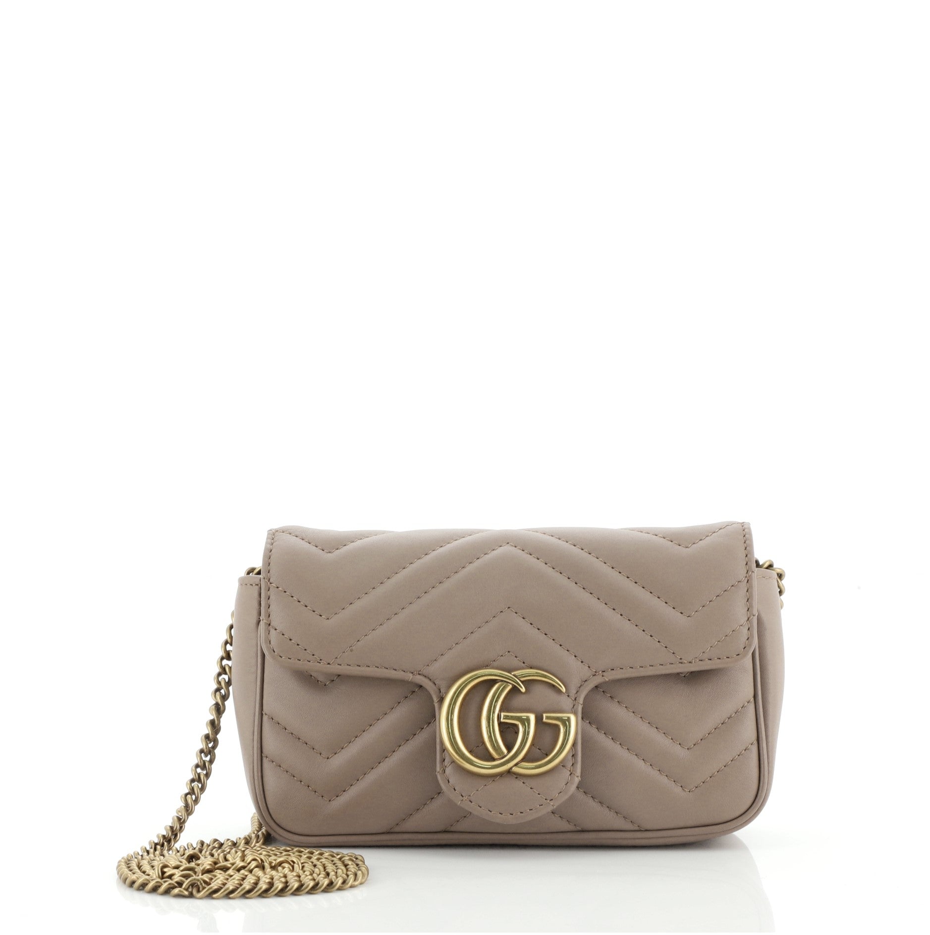 GG Marmont Flap Bag Matelasse Leather Super Mini