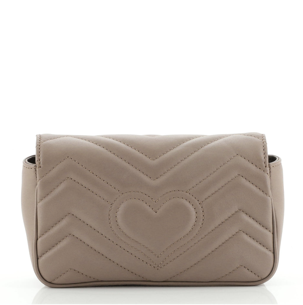 GG Marmont Flap Bag Matelasse Leather Super Mini