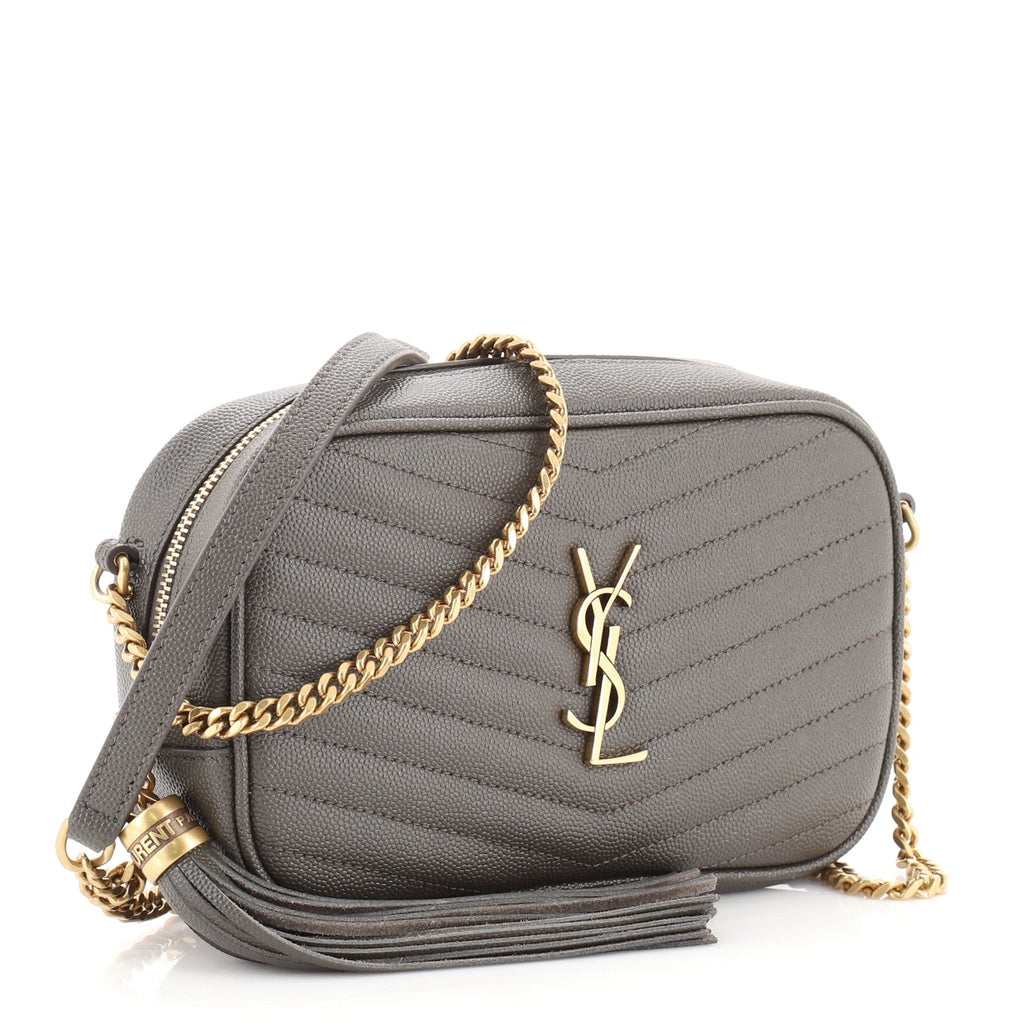 Lou Camera Bag Matelasse Chevron Leather Mini