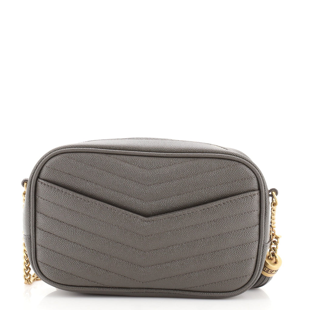 Lou Camera Bag Matelasse Chevron Leather Mini