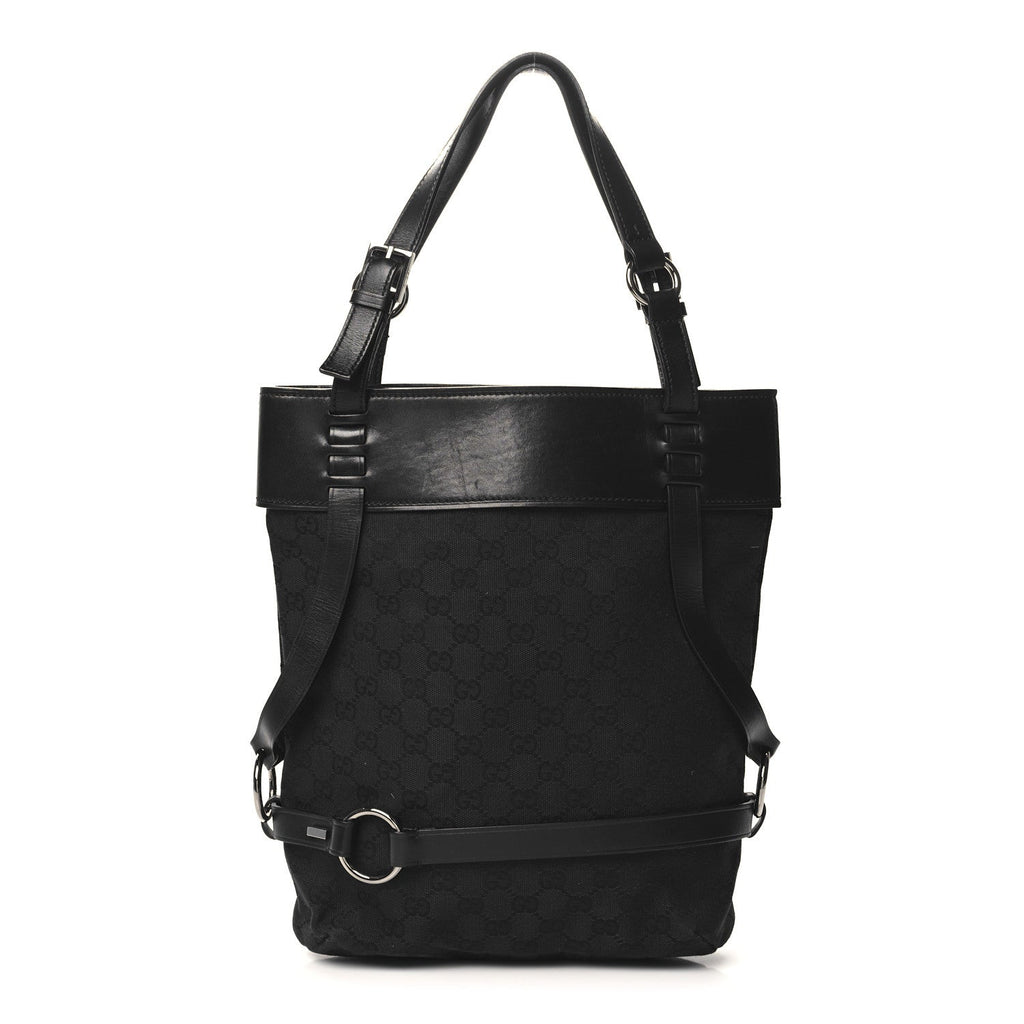 Monogram Calfskin Tote Black