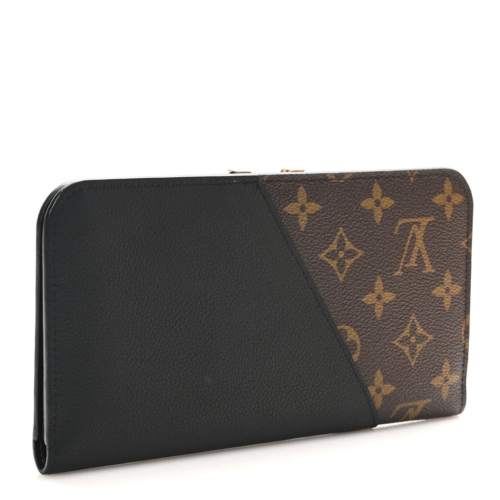 Monogram Calfskin Kimono Wallet Black