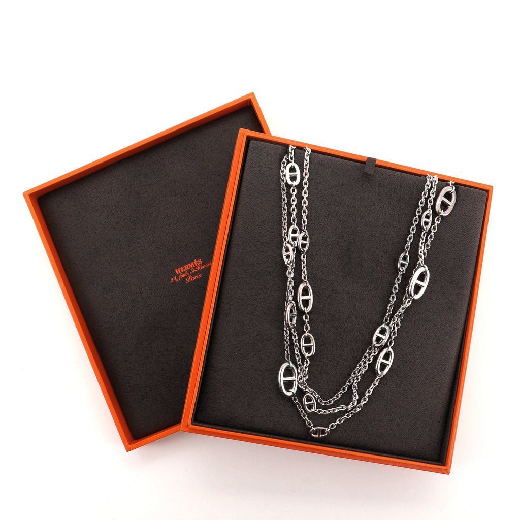 Farandole Long Necklace Sterling Silver 160