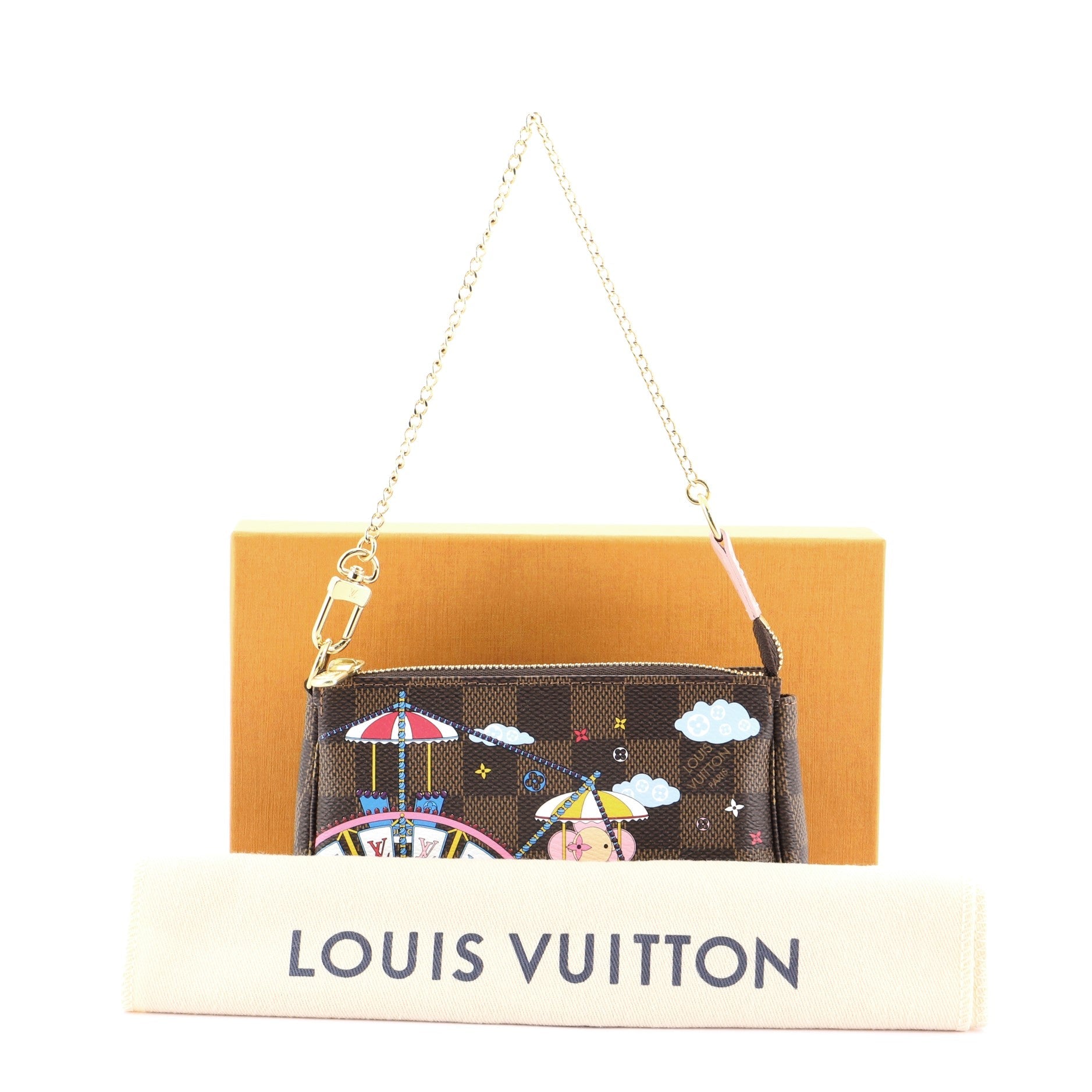 Pochette Accessoires Limited Edition Vivienne Xmas Damier Mini