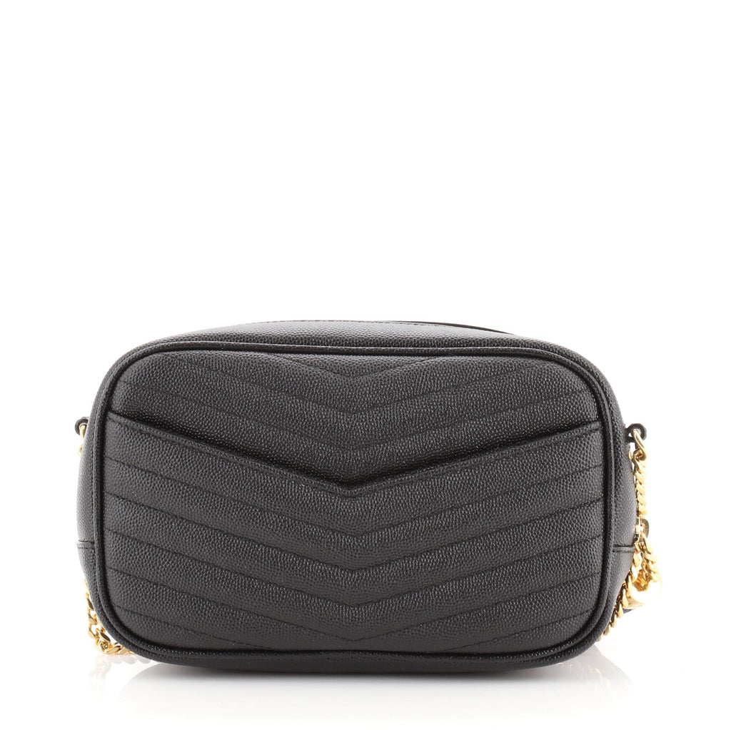Lou Camera Bag Matelasse Chevron Leather Mini