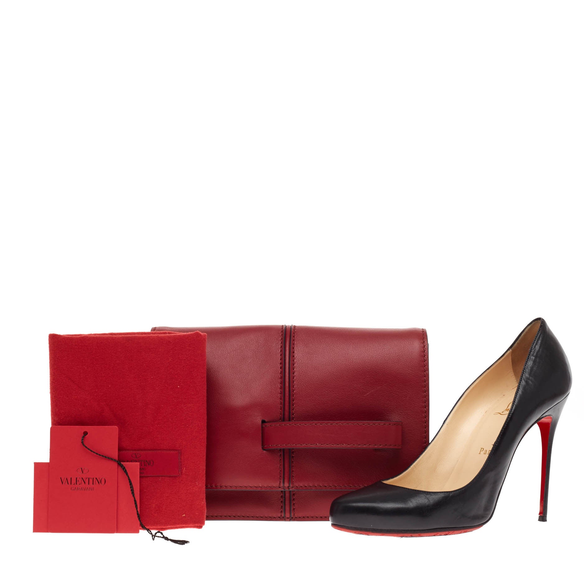 My Own Code Handbag Leather Clutch