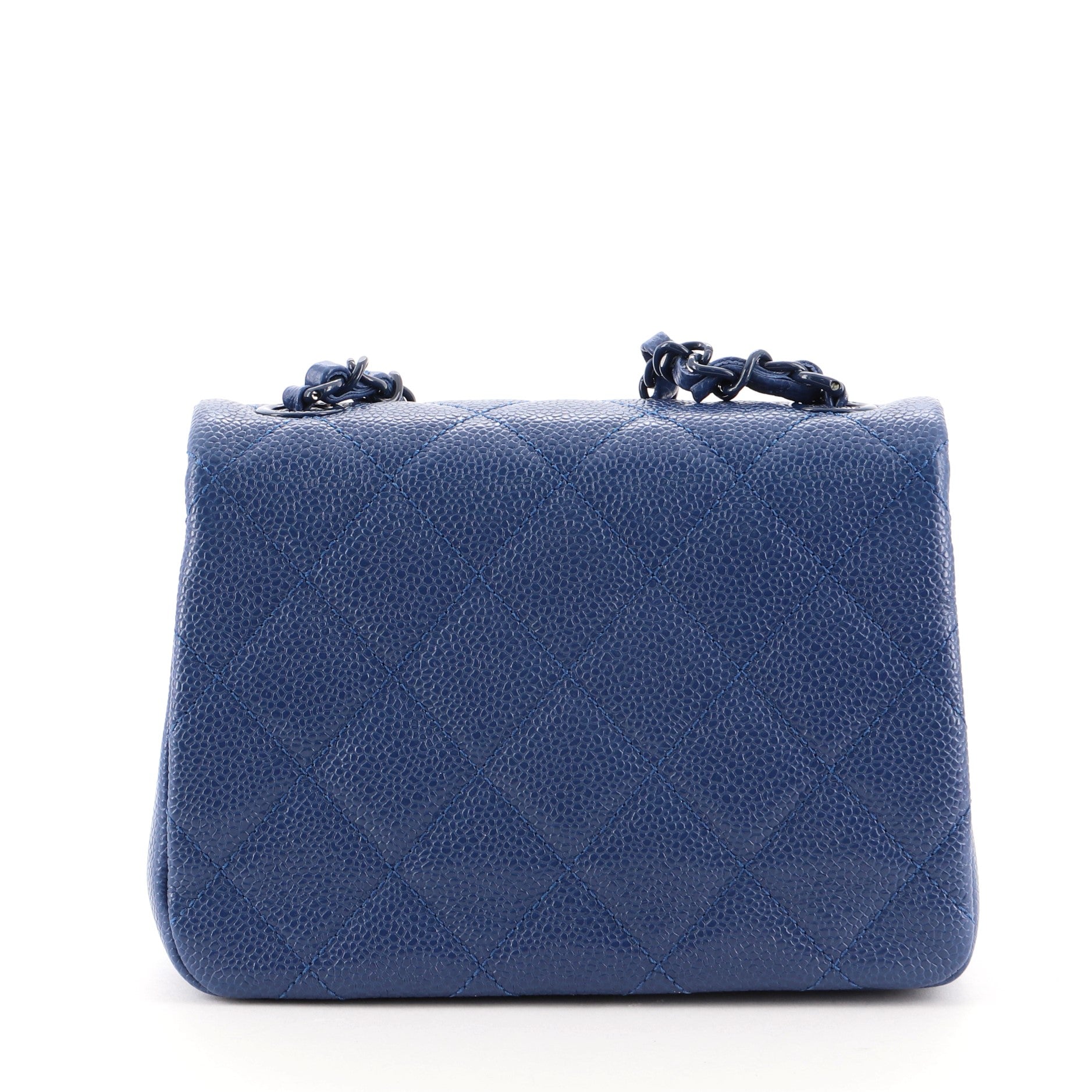 Incognito Square Flap Bag Quilted Caviar Mini