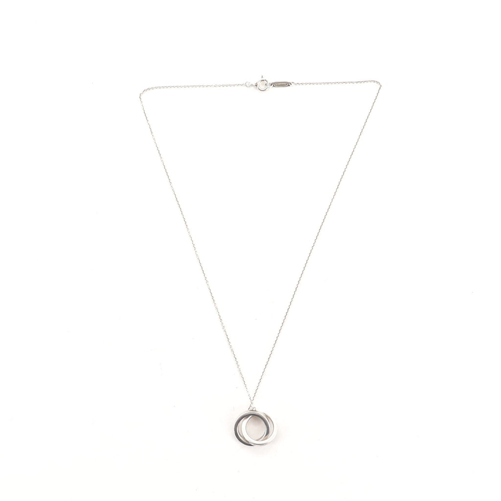1837 Interlocking Circles Pendant Necklace Sterling Silver Small