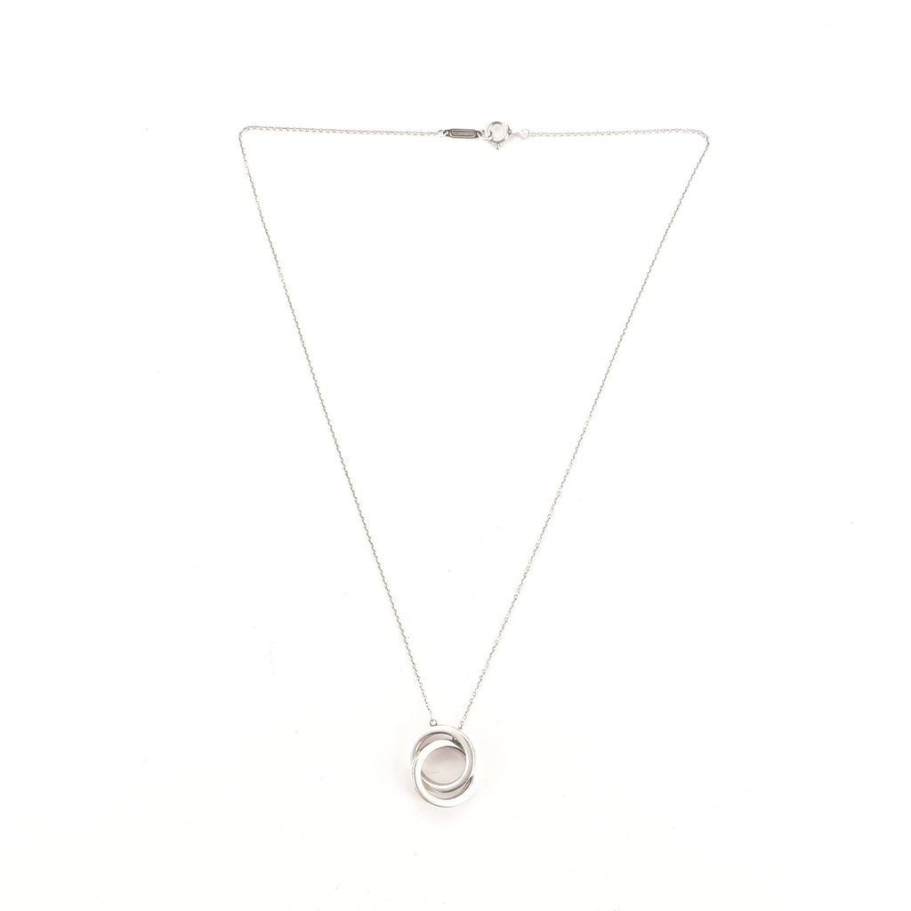 1837 Interlocking Circles Pendant Necklace Sterling Silver Small