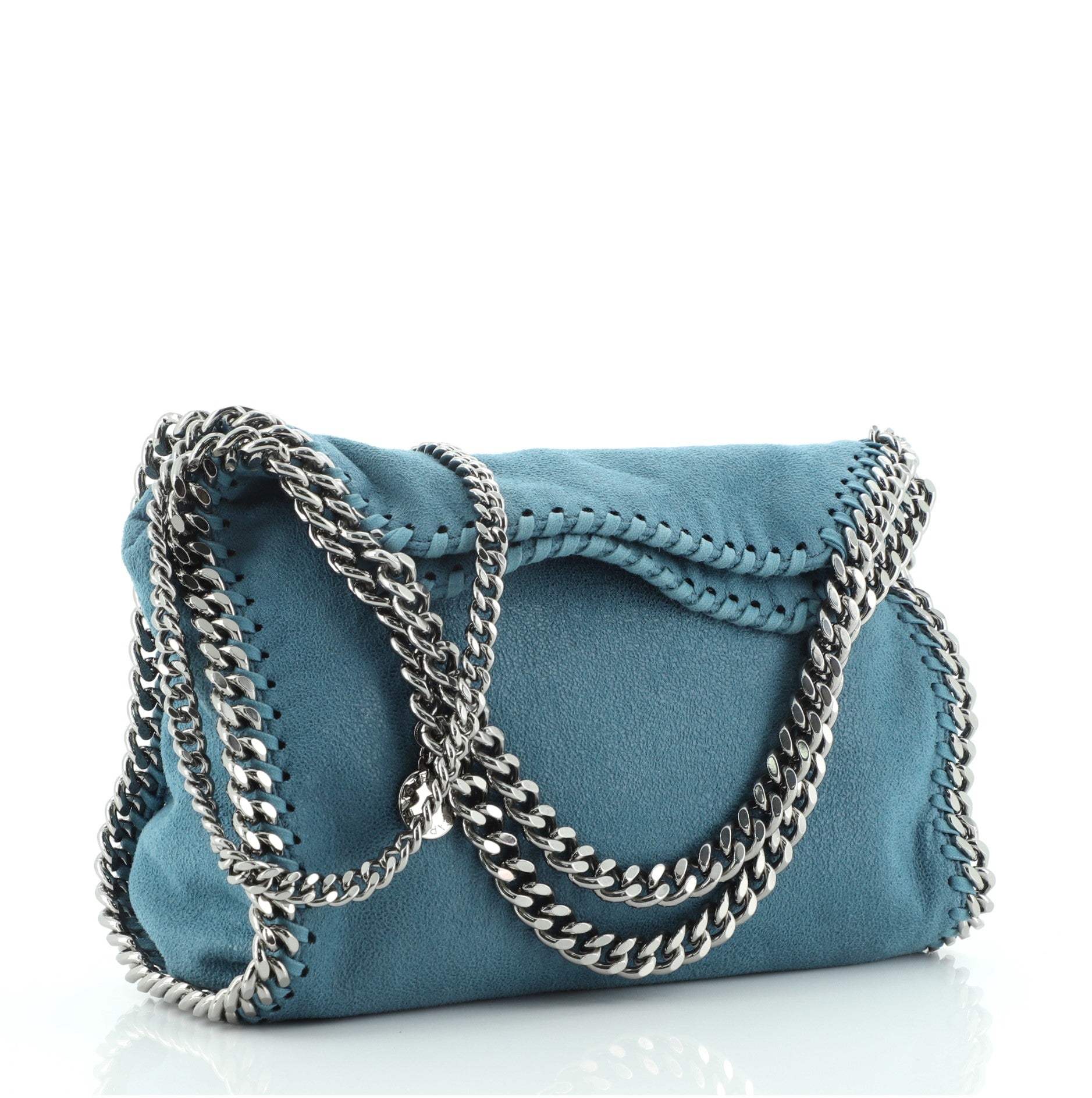Falabella Fold Over Crossbody Bag Shaggy Deer Mini