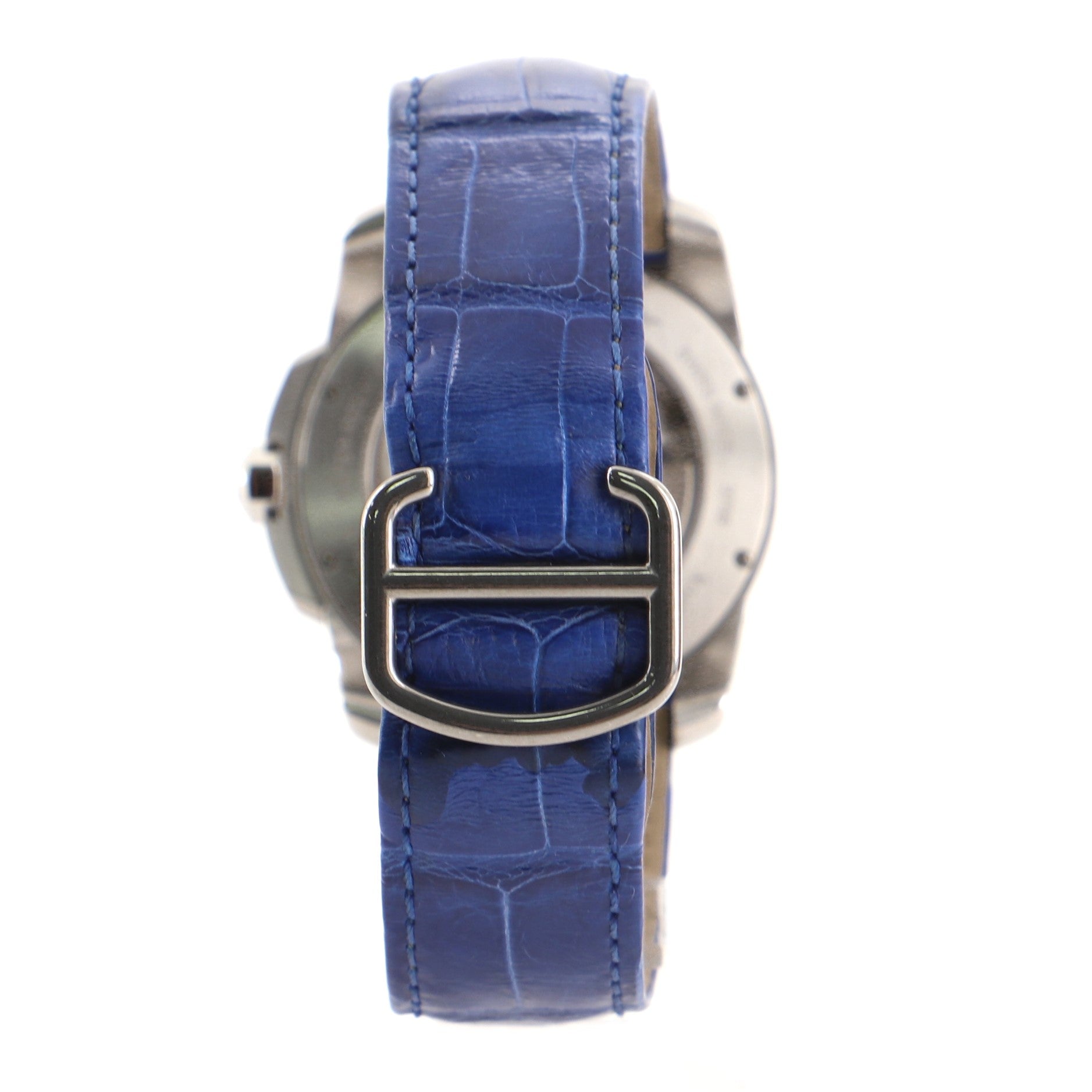 Calibre de Cartier Automatic Watch Stainless Steel and Alligator 38