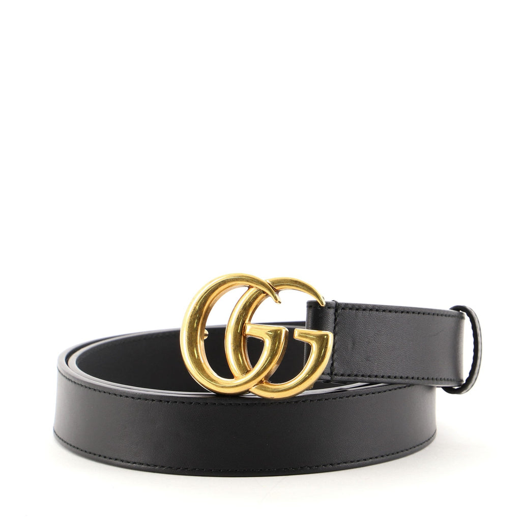GG Marmont Belt Leather Thin 95