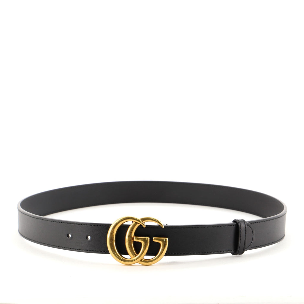GG Marmont Belt Leather Thin 95