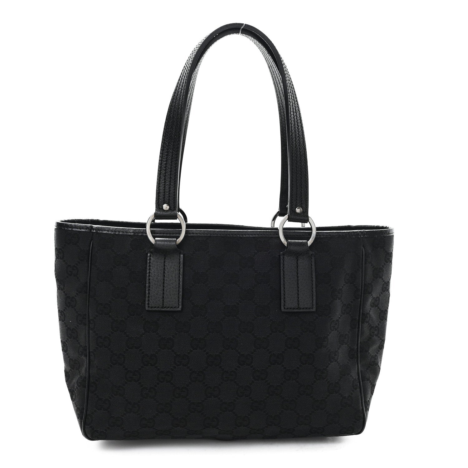 Monogram Medium Tote Black