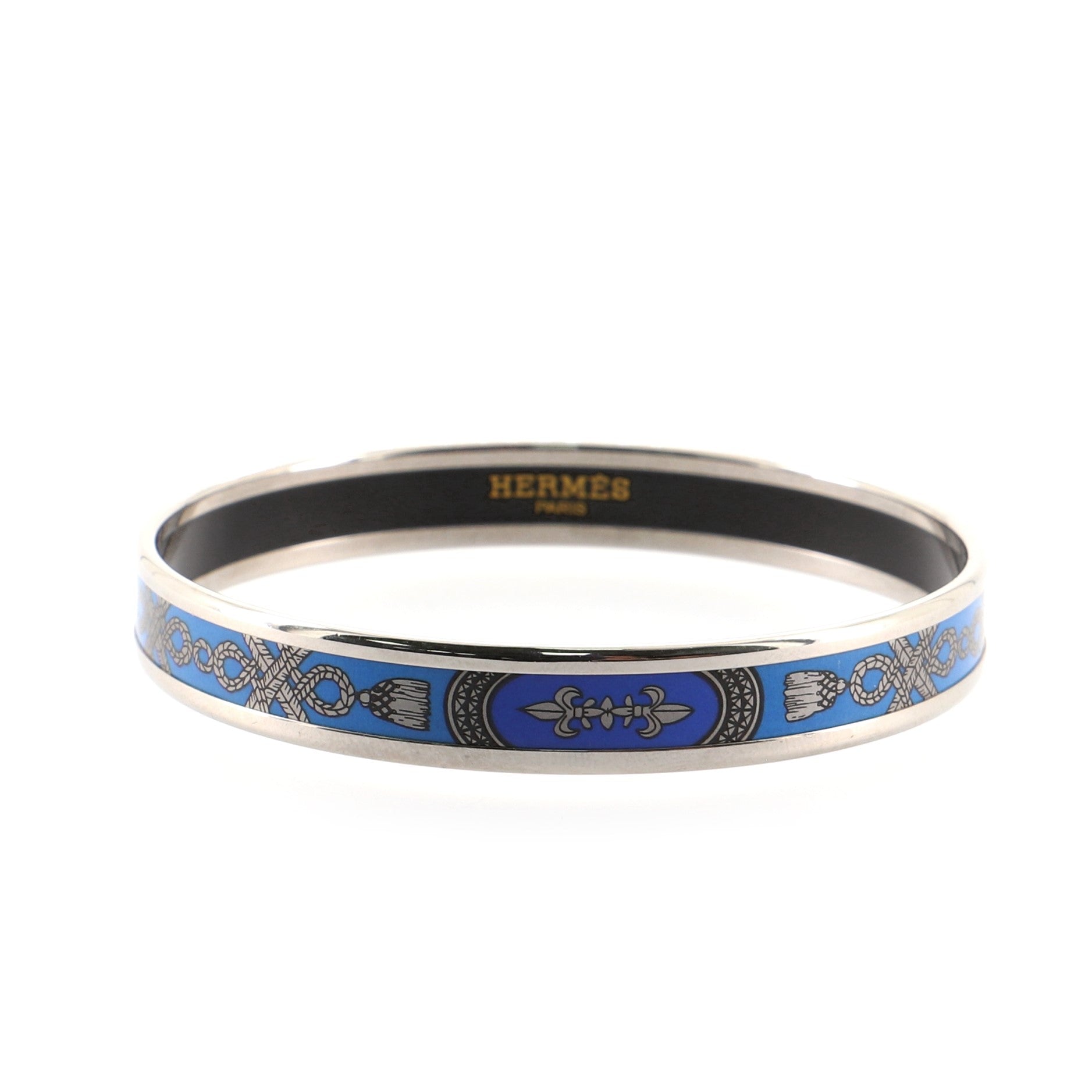 Bangle Bracelet Printed Enamel Narrow