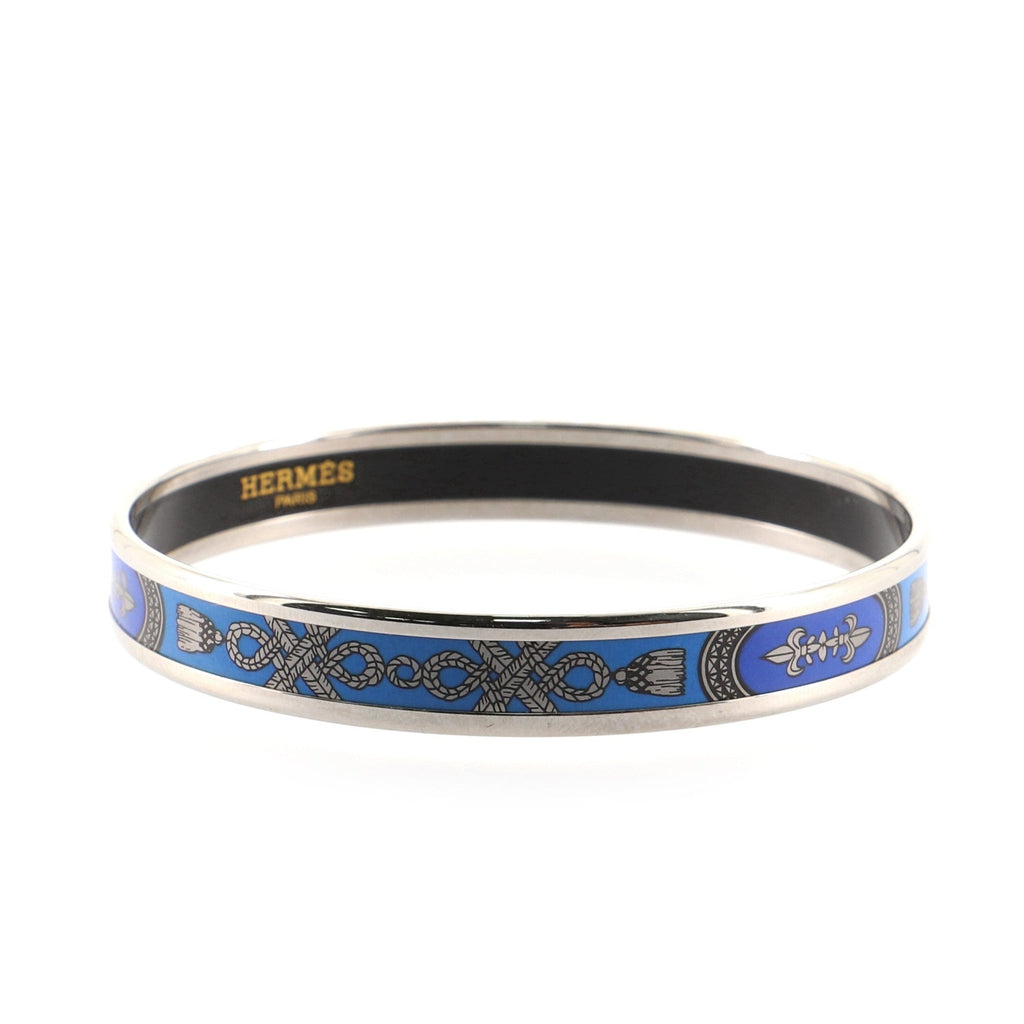 Bangle Bracelet Printed Enamel Narrow
