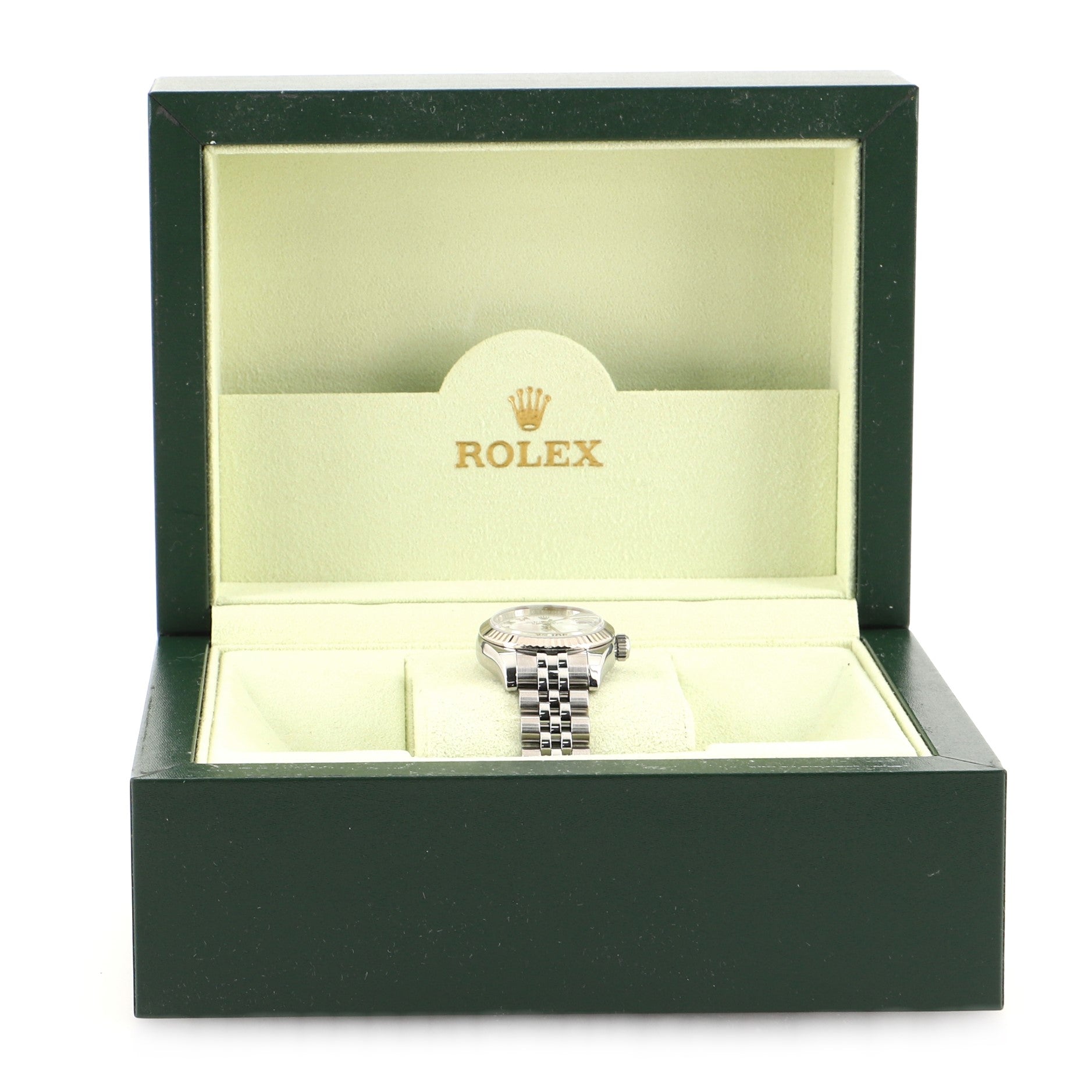 Oyster Perpetual Datejust Automatic Watch Stainless Steel and White Gold 26
