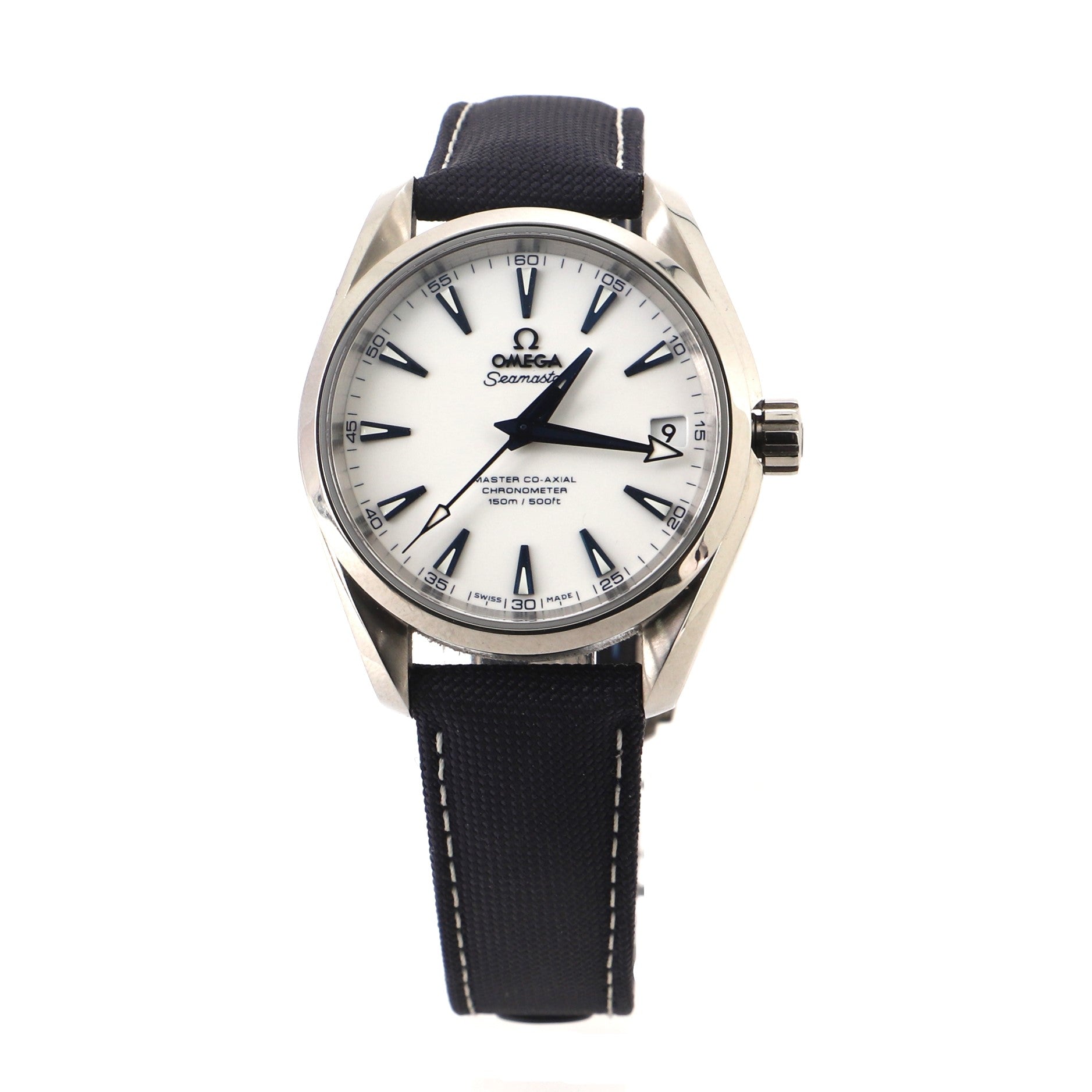 Seamaster Aqua Terra 150M Co-Axial Master Chronometer Automatic Watch Titanium with Textile 39
