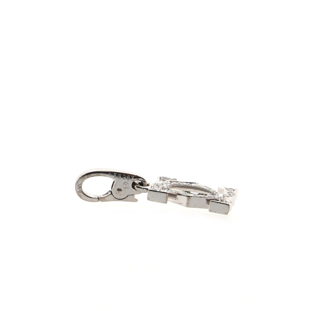 2C Charm Necklace 18K White Gold with Diamonds