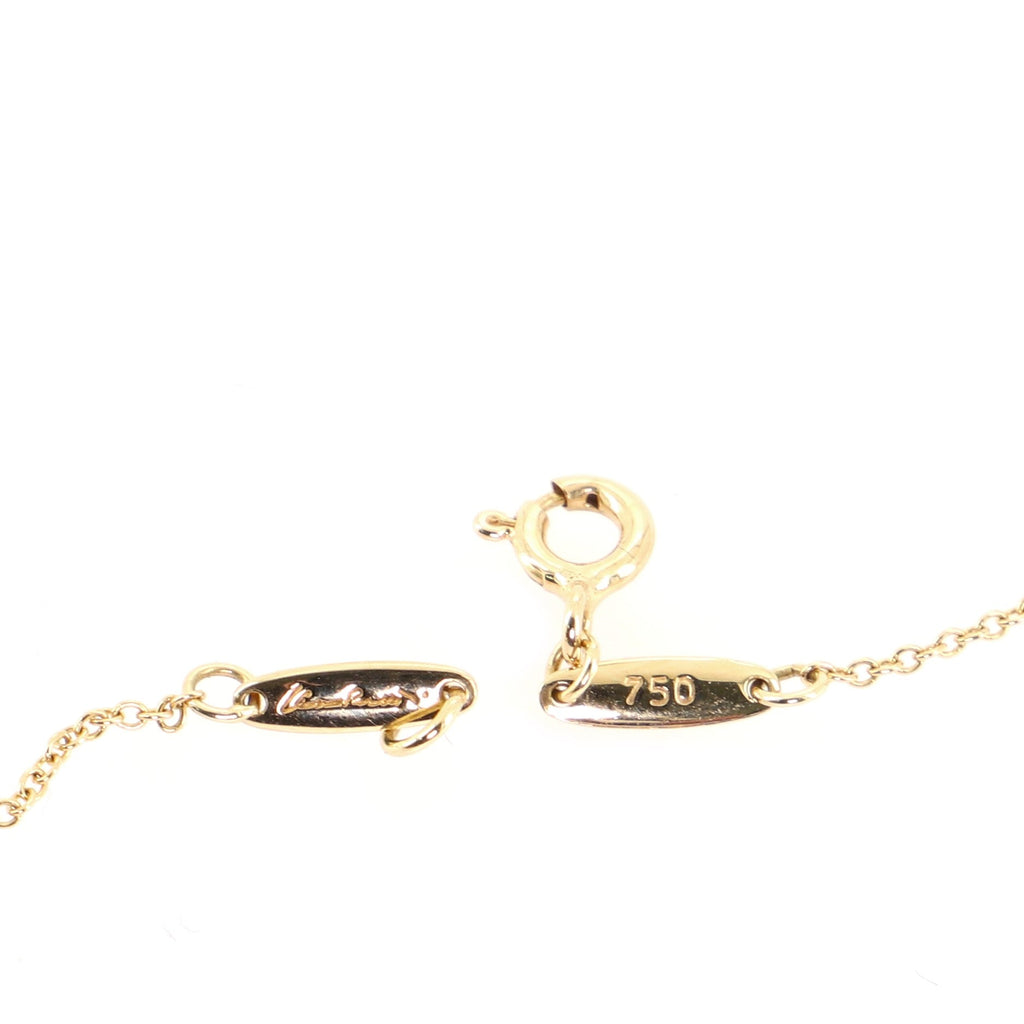 Elsa Peretti Diamonds By The Yard Necklace 18K Yellow Gold with Diamond .44CT