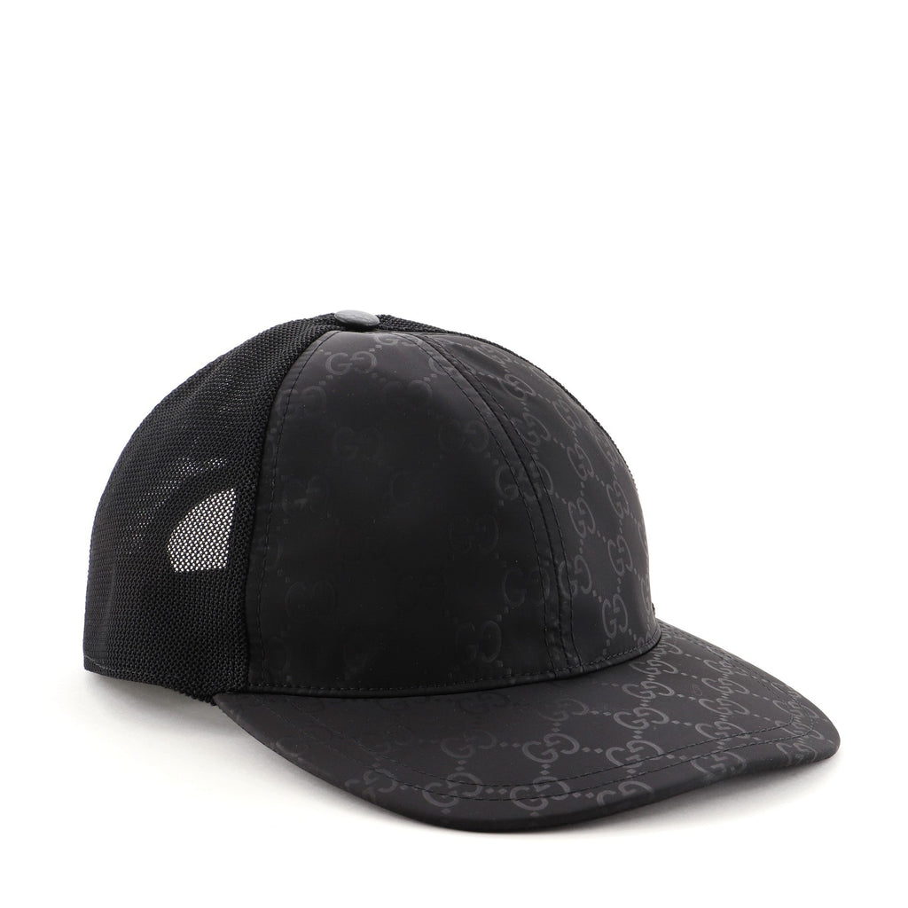 Baseball Cap GG Nylon and Mesh Large
