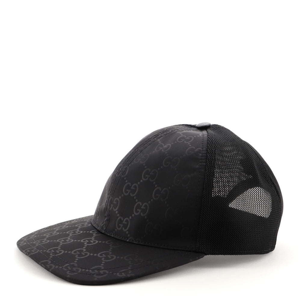 Baseball Cap GG Nylon and Mesh Large