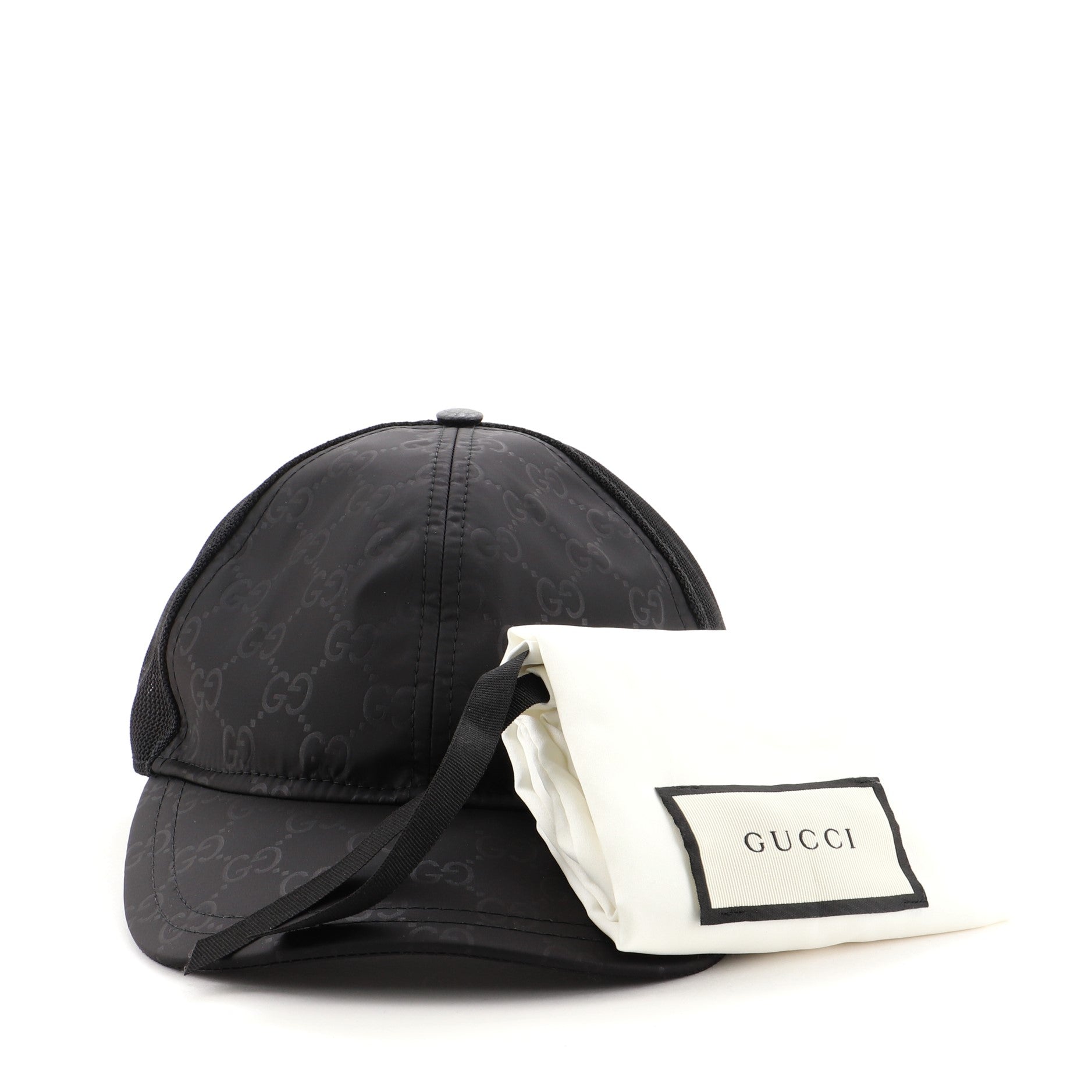 Baseball Cap GG Nylon and Mesh Large