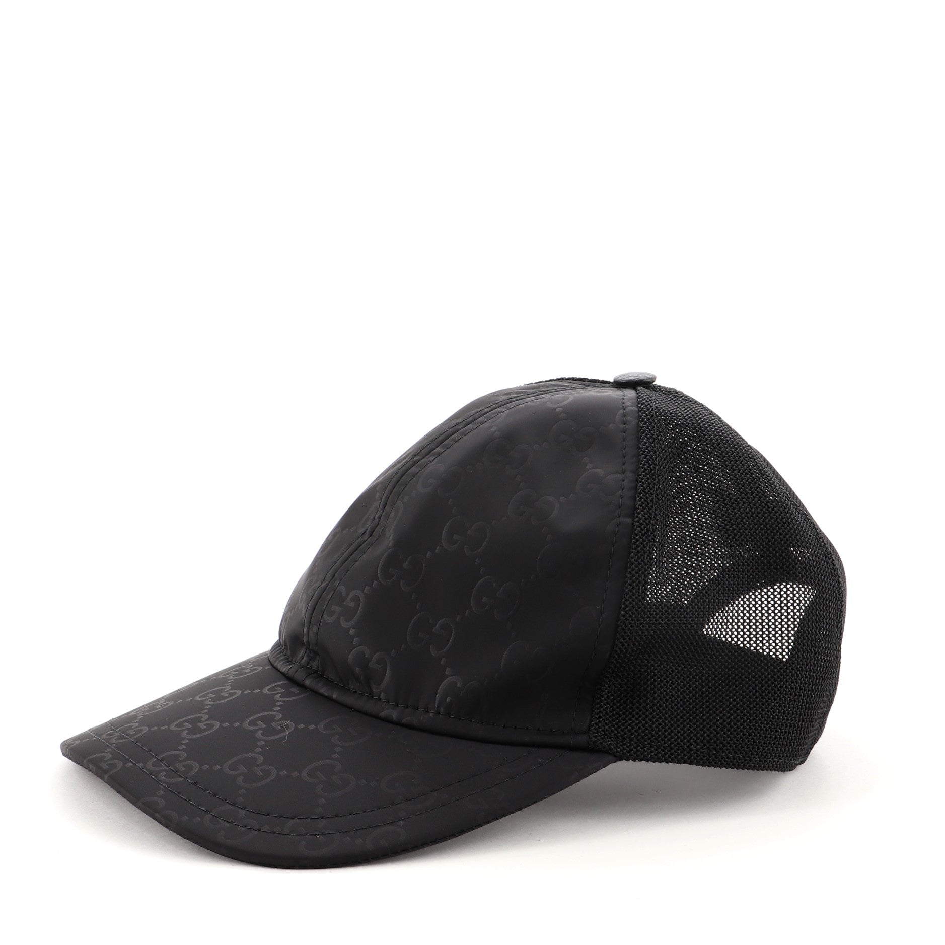 Baseball Cap GG Nylon and Mesh Large
