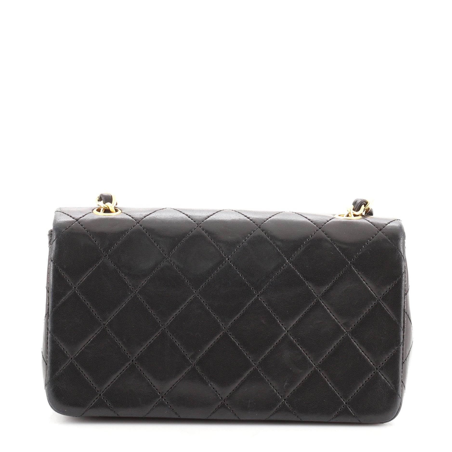 Vintage Full Flap Bag Quilted Lambskin Mini