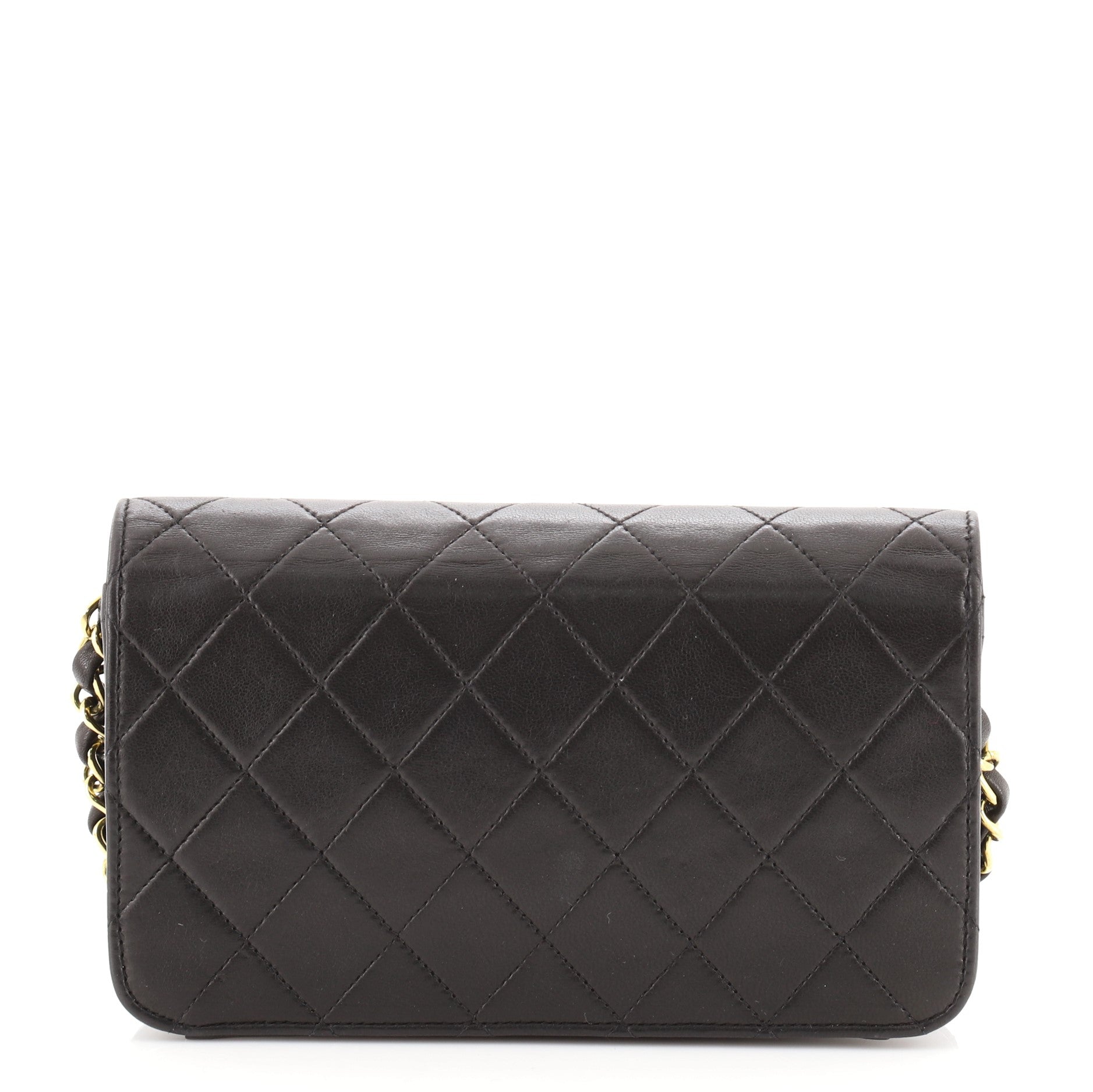 Vintage Full Flap Bag Quilted Lambskin Mini