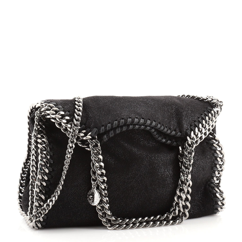 Falabella Fold Over Crossbody Bag Shaggy Deer Mini