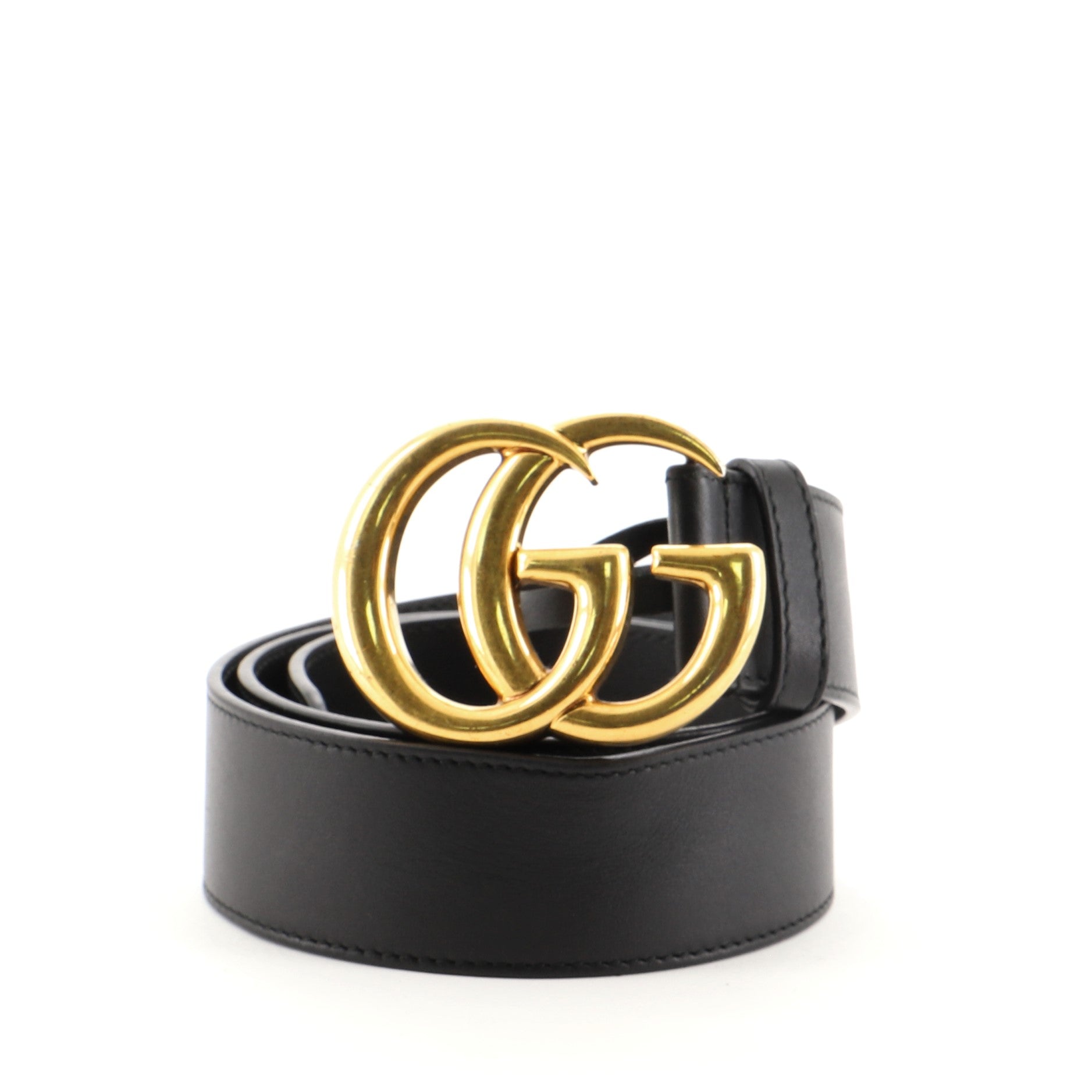 GG Marmont Belt Leather Wide 80