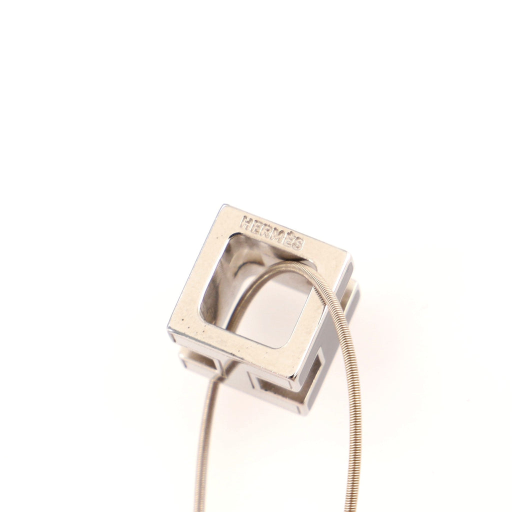 Pop H Cube Pendant Necklace Metal with Enamel