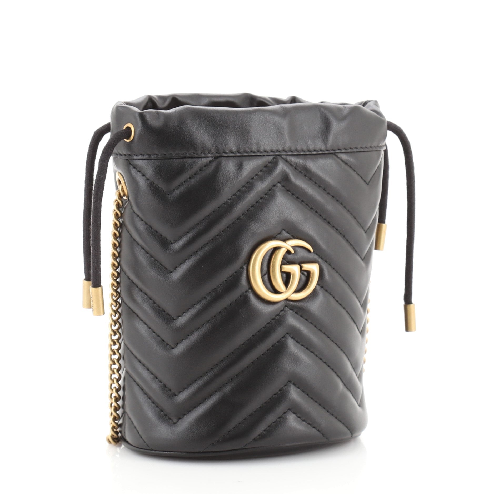 GG Marmont Bucket Bag Matelasse Leather Mini