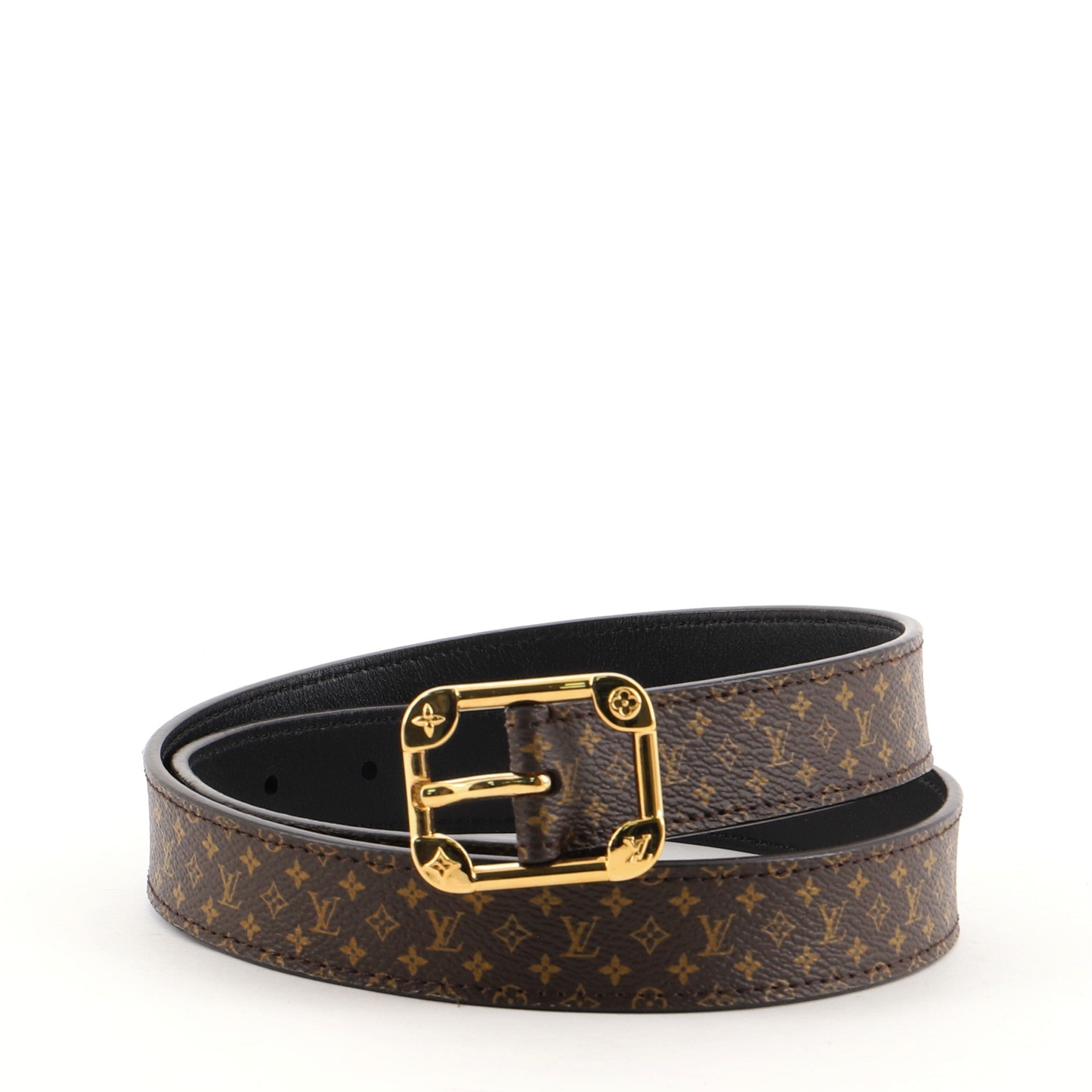Malletier Belt Monogram Canvas Thin 75