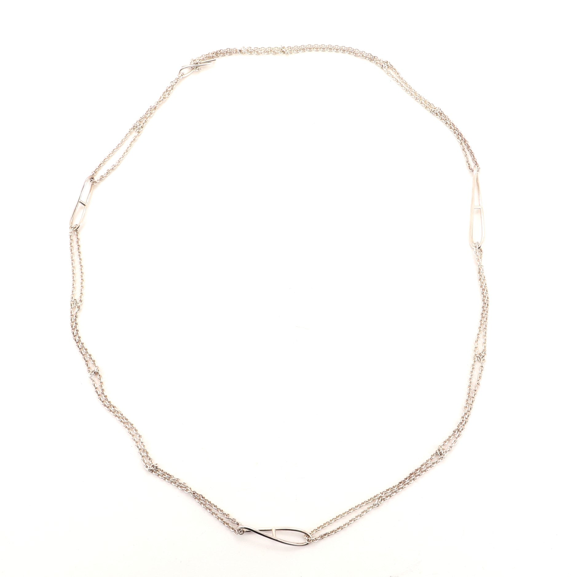 Chain Twist Necklace Sterling Silver