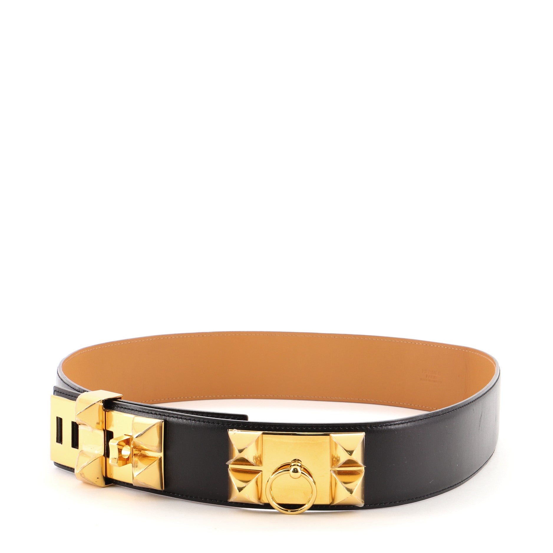 Collier de Chien Belt Leather Wide 90
