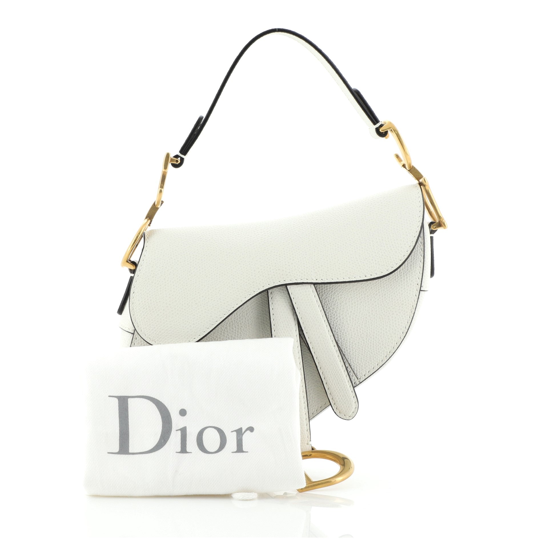 Saddle Handbag Leather Mini