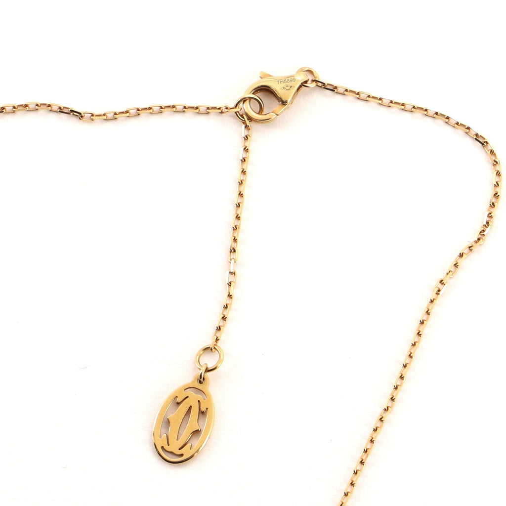 Diamants Legers Necklace 18K Yellow Gold with Diamond Large