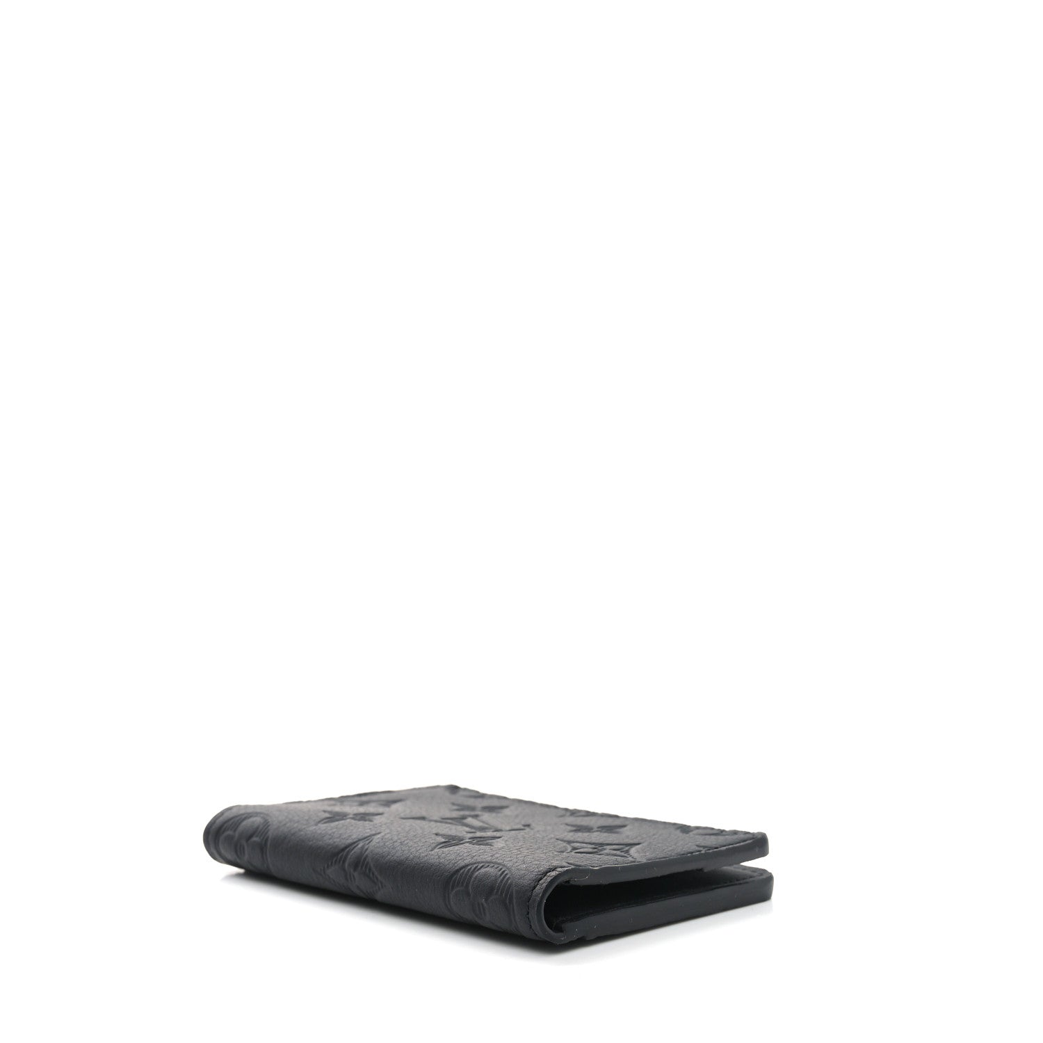 Calfskin Monogram Shadow Pocket Organizer Black