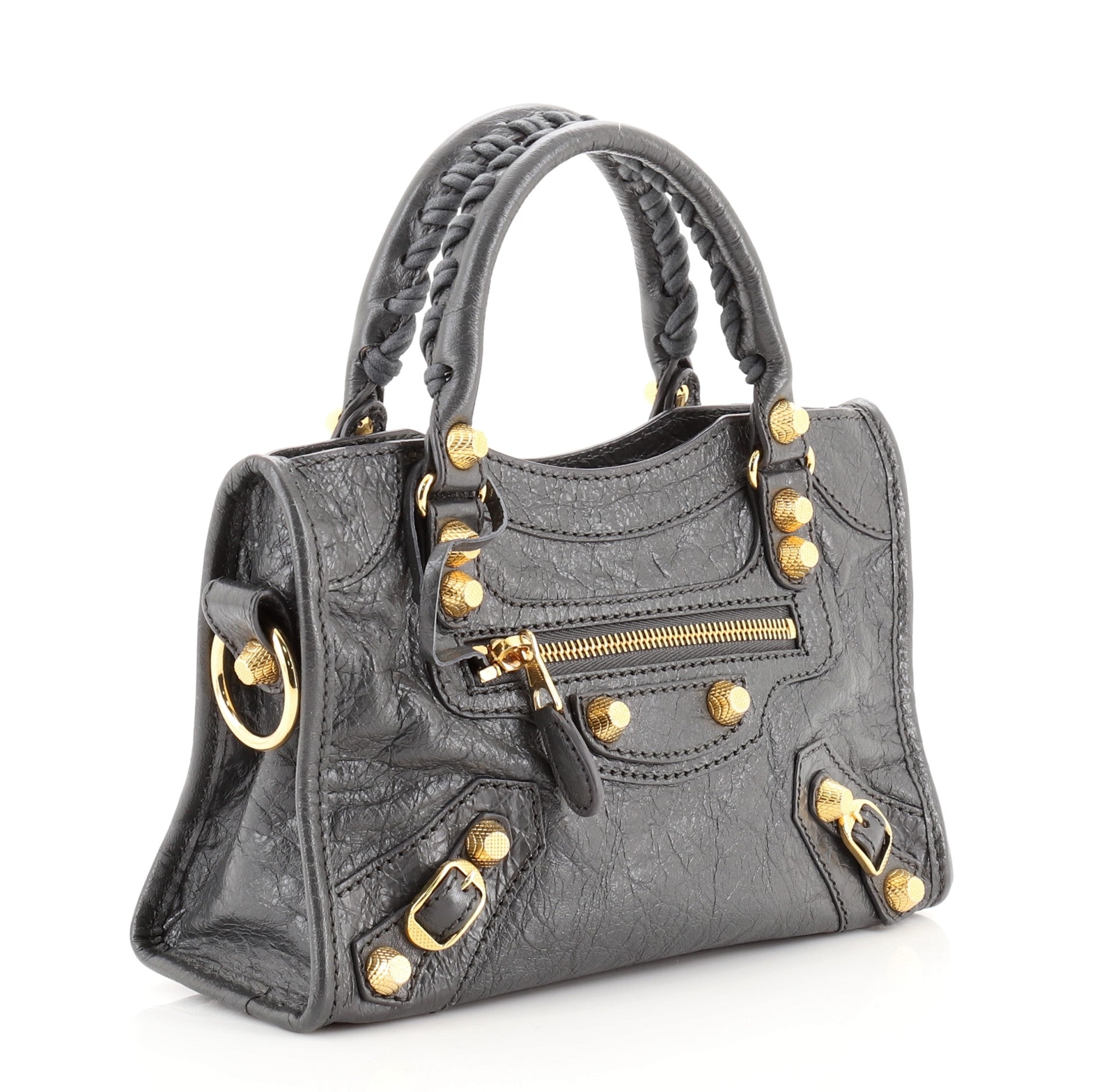 City Giant Studs Bag Leather Mini