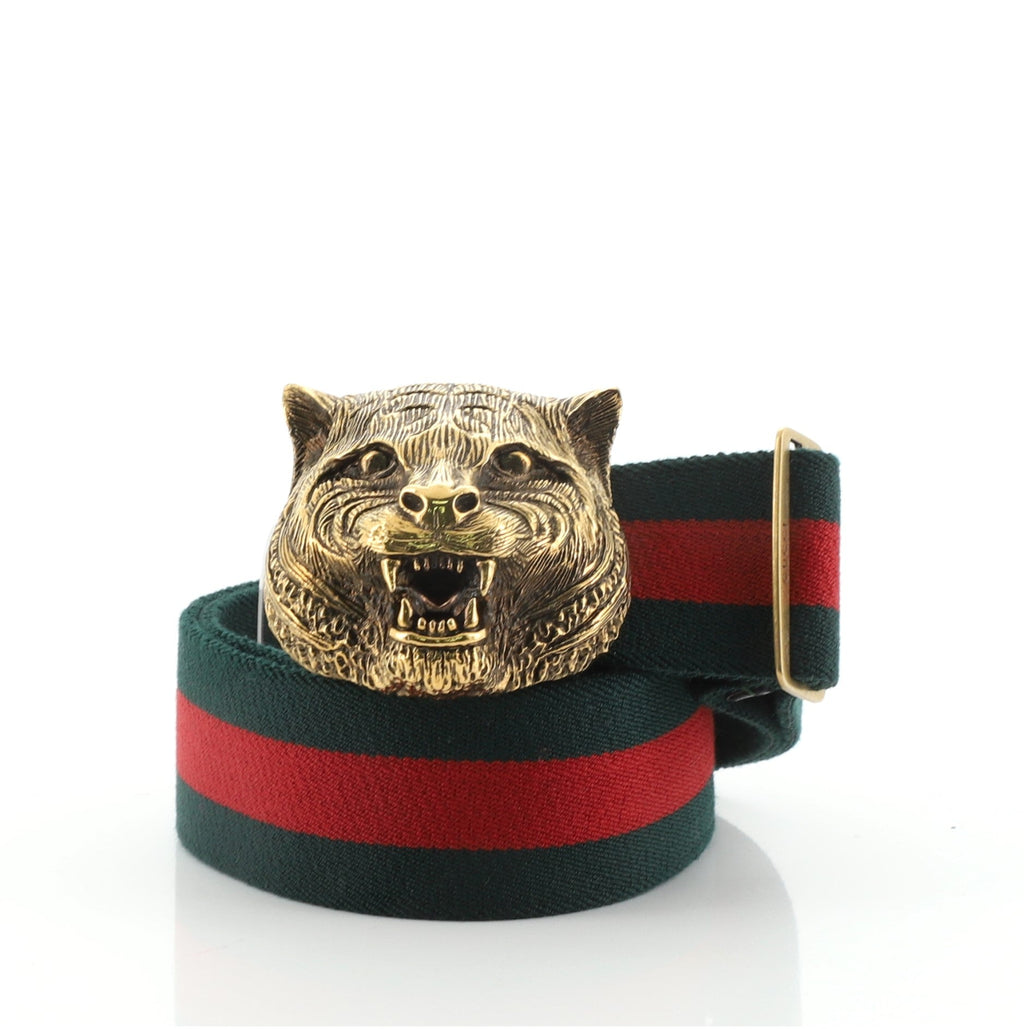 Animalier Web Belt Canvas Wide 80