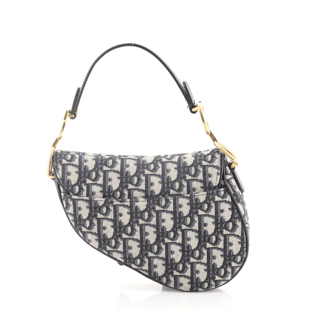 Saddle Handbag Oblique Canvas Mini